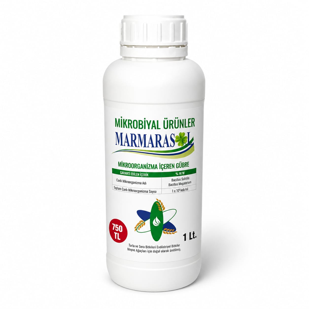 Marmarasol Mikrobiyal Sıvı Gübre 1 Litre - Görsel 3